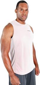 img 3 attached to Enhance Your Gym Performance with DEVOPS 3 Pack Men's Sleeveless Dri Fit Muscle Shirts