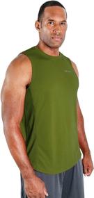 img 1 attached to Enhance Your Gym Performance with DEVOPS 3 Pack Men's Sleeveless Dri Fit Muscle Shirts