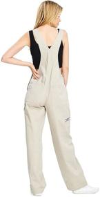 img 1 attached to 👖 Revolt Womens Juniors Straight Overalls: Trendy Jumpsuits, Rompers & Overalls for Women's Clothing