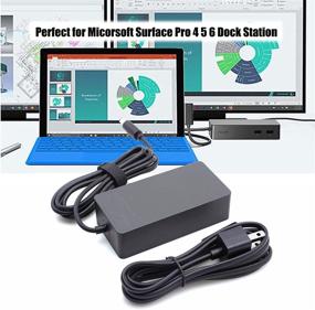 img 2 attached to 🔌 Emaks 90W 15V/6A Charger Adapter for Microsoft Surface Dock/Microsoft Surface Pro 4 5 6 Book Docking Station, Model 1661&amp;1749 Power Transformer PD9-0003 PF3-00005 PF3-00007 PD9-00003-RFB – Improved SEO