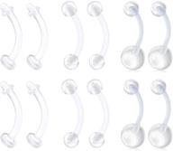 📿 qwalit bioflex plastic piercing retainers for women's jewelry - enhancing seo logo