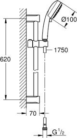 img 1 attached to New Tempesta Cosmopolitan 100 Shower