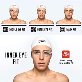 img 3 attached to 🏊 Mirrored Vanquisher 2.0 Swim Goggles by Speedo - Unisex-Adult