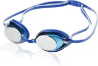 🏊 mirrored vanquisher 2.0 swim goggles by speedo - unisex-adult logo