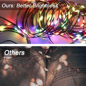 img 3 attached to 82 FT Christmas String Light 200 Led Tree Lights Waterproof Fairy String Lights With Thin PVC Wire For Indoor Outdoor Home Decoration (Green Wire Multicolored)