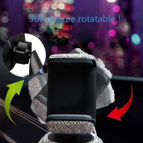 img 1 attached to Rhinestone Interior Decoration Universal Ignition Portable Audio & Video