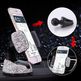 img 3 attached to Rhinestone Interior Decoration Universal Ignition Portable Audio & Video