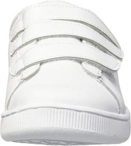 img 3 attached to 👟 Stylish and Supportive: K-Swiss Kids' Clean Court 3-Strap Sneaker