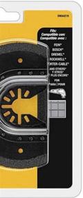 img 1 attached to 💪 DEWALT Carbide Oscillating Tool Blade: Effortlessly Remove Grout with DWA4219