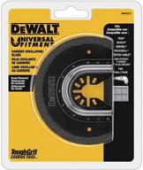 💪 dewalt carbide oscillating tool blade: effortlessly remove grout with dwa4219 logo