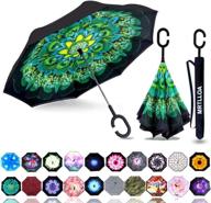 ☂️ stay dry in style with the mrtlloa inverted umbrella - waterproof and windproof логотип