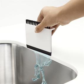 img 1 attached to 🧽 KOHLER White Multi-Purpose Kitchen Sink Squeegee and Countertop Brush