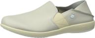 👞 spenco quincy slip men's shoes in white - medium size logo