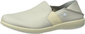 img 4 attached to 👞 Spenco Quincy Slip Men's Shoes in White - Medium Size