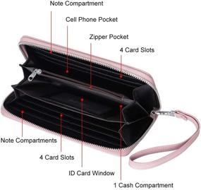 img 1 attached to XEYOU Leather Wallets Blocking Cellphone Women's Handbags & Wallets and Wallets