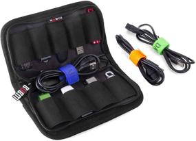img 2 attached to 💻 Organize and Carry up to 9 USB Drives with BUBM Black 9-Capacity Case