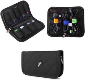 img 4 attached to 💻 Organize and Carry up to 9 USB Drives with BUBM Black 9-Capacity Case