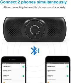 img 2 attached to 🔊 Portable Bluetooth Speaker for Car, Home, and Outdoor - TIANSHILI Wireless Handsfree Speakerphone with Stereo Sound, Enhanced Bass, Built-in Mic, TF Card Player, and Google Assistant Voice Command