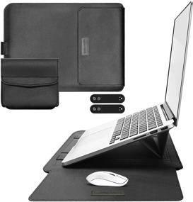 img 4 attached to Hyfant Foldable Portable Notebook Chromebook Laptop Accessories