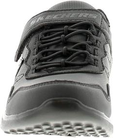 img 2 attached to 👟 Stylish Skechers MICROSTRIDES School Sneaker - Perfect for Little Girls' School Uniforms!