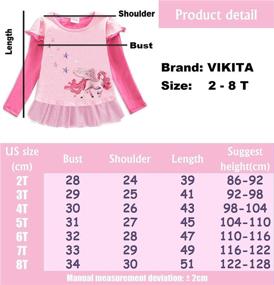 img 3 attached to 👚 Cute and Comfortable VIKITA Cotton Sleeve Shirt for Girls - Stylish Girls' Clothing