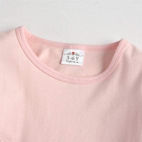 img 2 attached to 👚 Cute and Comfortable VIKITA Cotton Sleeve Shirt for Girls - Stylish Girls' Clothing