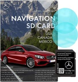 img 4 attached to 📍 Навигация Mercedes Benz 2019/2020 GPS SD-карта A2139065507 для C, E, GLC классов с Garmin Pilot, версия 13.0 и бонусная наклейка от тумана на заднее зеркало.