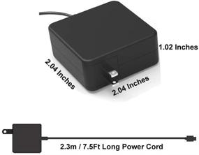 img 2 attached to 🔌 UL Listed AC Adapter for Asus C100 C100PA C100P C100PA-DB02 C100PA-RBRKT03 Chromebook Flip Notebook, P/N N24W-01 ADP-24EW B 0A001-00130700, Charger Power Supply Cord 7.5FT 24W 12V (Not Compatible with Type C)