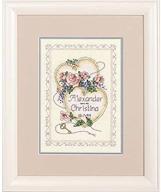 💑 united hearts wedding record by dimensions needlecrafts: counted cross stitch masterpiece for cherished memories logo