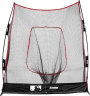 ⚾ superior performance: franklin sports mlb 7' x 7' flexpro baseball net logo