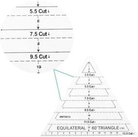 img 2 attached to Quilting Templates Patchwork Trapezoid TOCYHF