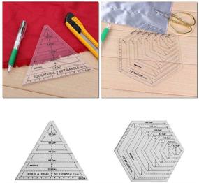 img 3 attached to Quilting Templates Patchwork Trapezoid TOCYHF
