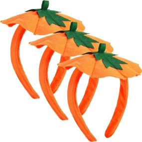 img 4 attached to Halloween Pumpkin Headbands Headwear Accessory Event & Party Supplies