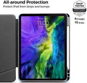 img 3 attached to Tomtoc Vertical Case For IPad Pro 11 2020 &Amp Tablet Accessories for Bags, Cases & Sleeves