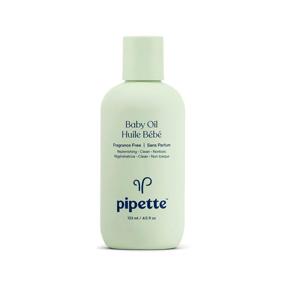 img 4 attached to 👶 Pipette Baby Oil: Nurture & Moisturize Baby Skin with Vitamin E, Fragrance-Free Formula & Renewable Plant-Derived Squalane, Ideal for Sensitive & Dry Skin - 4.5 fl oz