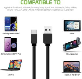 img 2 attached to 🔌 2-Pack Cellet Retractable Charging Cable for Samsung Galaxy, Google Pixel, Motorola Moto, and More: USB-A to USB-C Charge Cord