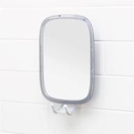 🪞 oxo good grips fogless mirror with strong suction - 3&#34; l x 7.2&#34; w x 13.2&#34; h logo