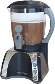 img 4 attached to West Bend CL401V Venti Hot Automatic Electric Beverage Maker: The Ultimate Mixing, Heating, and Frothing Solution – 72-Ounce, Black