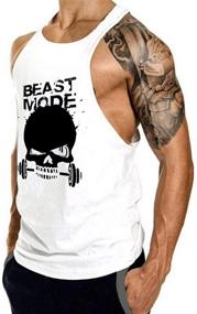 img 3 attached to GZXISI Bodybuilding Stringer Workout Sleeveless Sports & Fitness