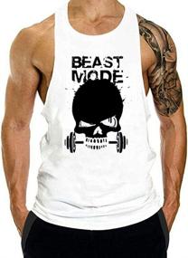 img 4 attached to GZXISI Bodybuilding Stringer Workout Sleeveless Sports & Fitness