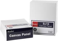 madisi art canvas panels value pack, 48-pack, 8x10, ideal for classroom projects logo