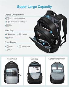 img 3 attached to 🎒 HOMIEE Backpack College Charging Computer: The Ultimate Tech-savvy Companion for Students