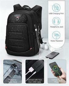 img 2 attached to 🎒 HOMIEE Backpack College Charging Computer: The Ultimate Tech-savvy Companion for Students