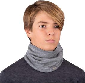 img 3 attached to 🧣 Cozy and Warm: MERIWOOL Kids Merino Midweight Gaiter for Boys' Cold Weather Adventures