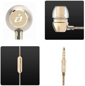 img 3 attached to I2 Champagne Earbuds Headphone Gold