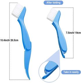 img 2 attached to 🔧 Blue Air Conditioner Fin Cleaner Tool Set - 4 Pieces: Fin Comb, Brush, Condenser Straightener & Radiator Repair Clean Tool for Evaporators