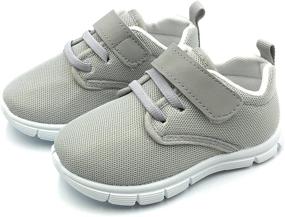 img 3 attached to Дышащие модные кроссовки для младенцев и малышей: Благословение детей для ходьбы и бега.