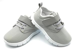 img 4 attached to Дышащие модные кроссовки для младенцев и малышей: Благословение детей для ходьбы и бега.