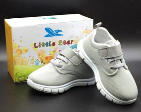 img 1 attached to Дышащие модные кроссовки для младенцев и малышей: Благословение детей для ходьбы и бега.