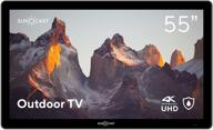 улучшите свое открытое развлечение с телевизором suncast 55 дюймовый 4k uhd с диагональю исследуемого изображения и hdr. логотип